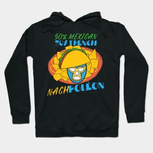 Half Mexican Half French, Lucha Libre, Mexican Wrestling Hoodie